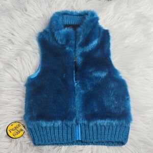 NWT Peace Of Cake Fur Vest Sz 8/10